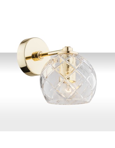 Argon OVIEDO kinkiet 1 pł. 1x15W (max) transparentny mosiądz 4202