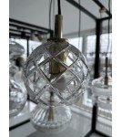 Single pendant lamps - Argon OVIEDO 1 fl. pendant lamp smaller 1x15W (max) transparent brass 4200 - product 2