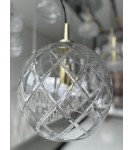 Single pendant lamps - Argon OVIEDO 1 fl. pendant lamp larger 1x15W (max) transparent brass 4201 - product 2