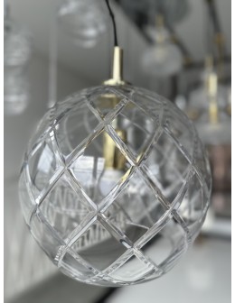 Argon OVIEDO lampa wisząca 1 pł. większa 1x15W (max) transparentny mosiądz 4201 - produkt 2