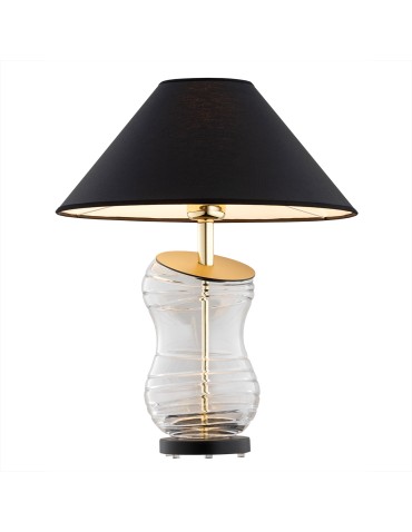 Argon VENETO lampa stołowa 1 pł. 1x15W (max) czarny transparentny 8037