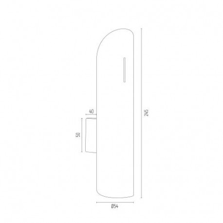 Argon AKRON kinkiet 2 pł. 2x6W (max) chrom 1038