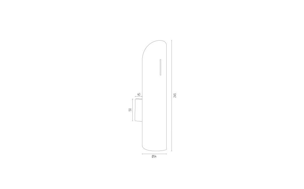 Argon AKRON kinkiet 2 pł. 2x6W (max) chrom 1038