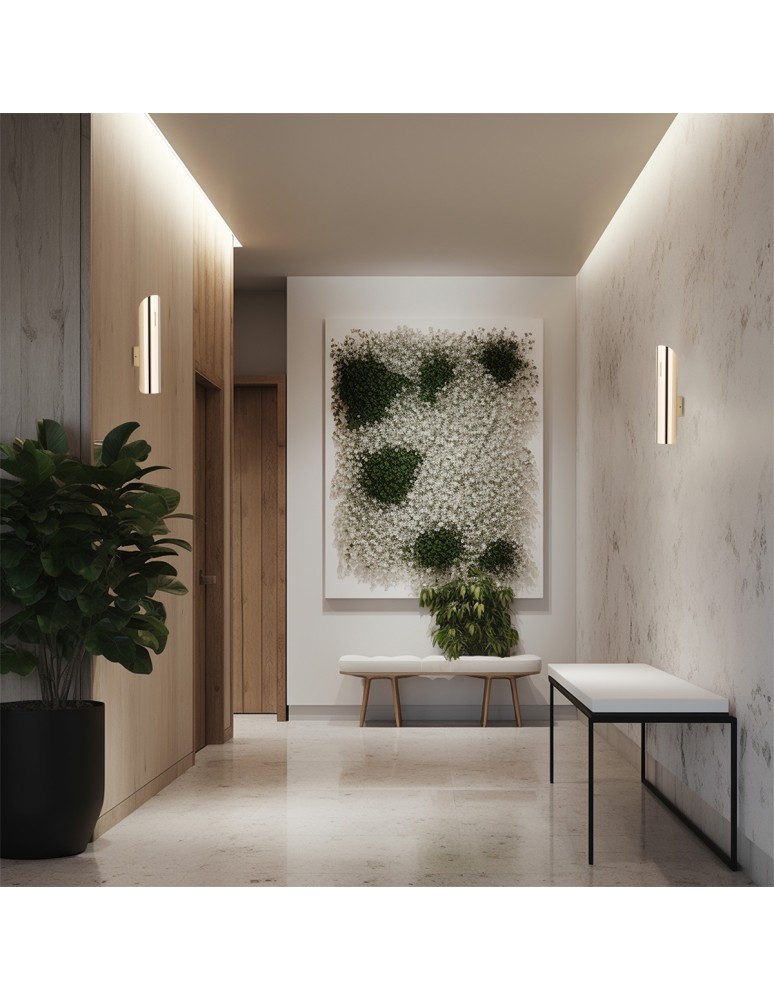 Tube wall lamps - Argon AKRON 2 fl. wall lamp 2x6W (max) brass 1039 - product kolory-swiatla.pl 2