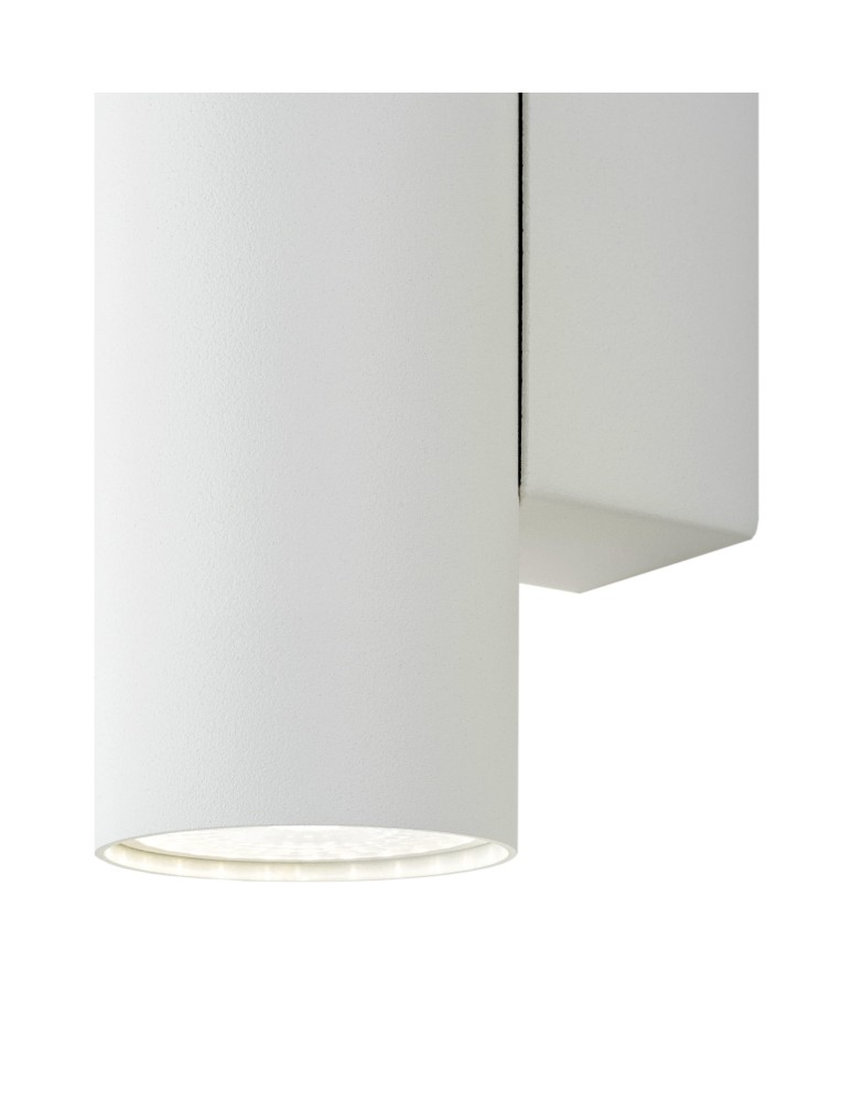 Tube wall lamps - Argon MITOS wall lamp 2 pł. 2x5W (max) white structure 910 - product kolory-swiatla.pl 6