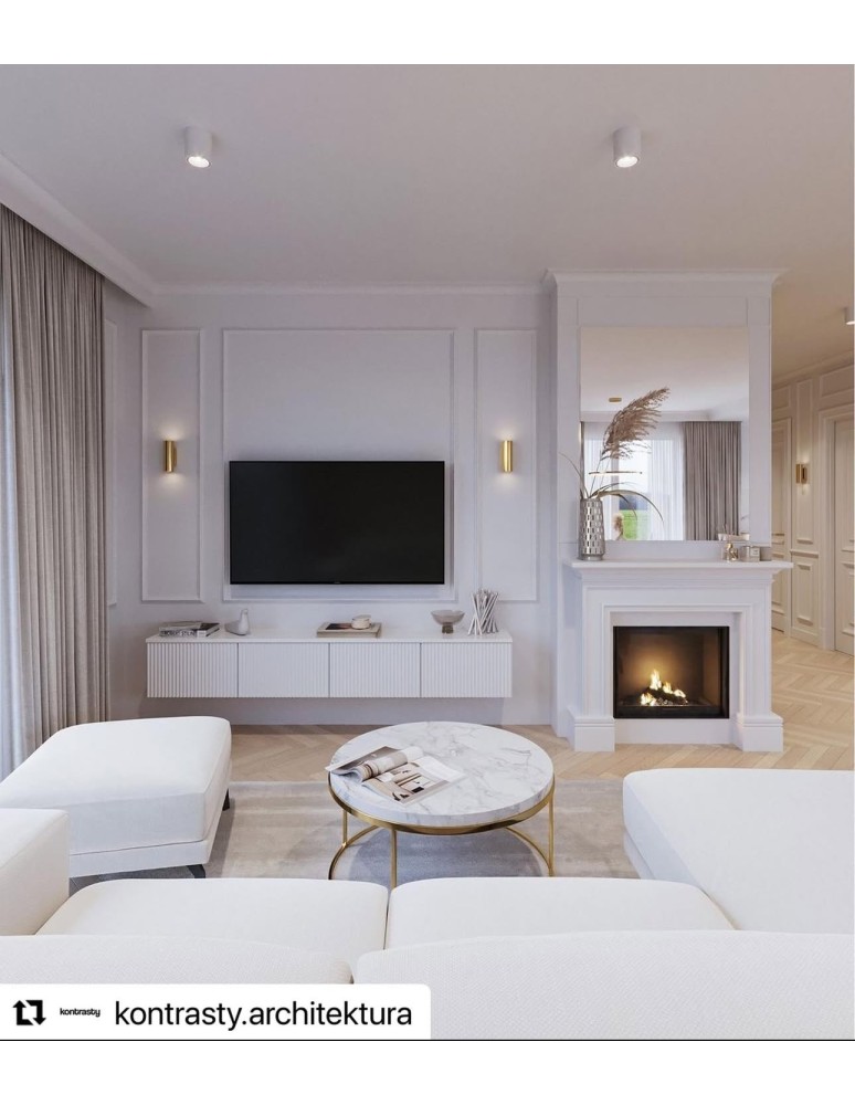 Tube wall lamps - Argon MITOS wall lamp 2 pł. 2x5W (max) brass 913 - product kolory-swiatla.pl 2