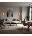 Gold wall lamps - Argon MITOS PLUS wall lamp 2 fl. 2x5W (max) gold 7178 - product 4