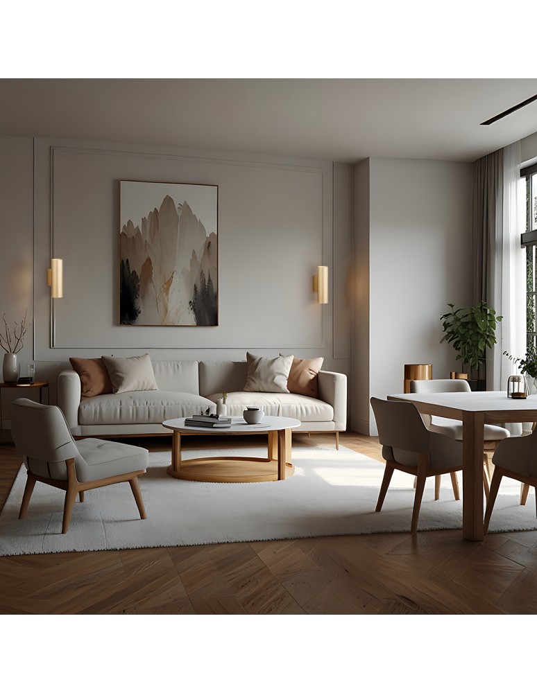 Gold wall lamps - Argon MITOS PLUS wall lamp 2 fl. 2x5W (max) gold 7178 - product kolory-swiatla.pl 4