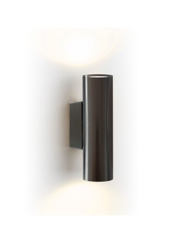 Argon MITOS PLUS 7231 wall lamp 2 fl., brushed titanium GU10 (light source not included) / 230V lacquered brushed steel
