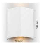 Argon SKIATOS kinkiet 2 pł. 2x5W (max) biały struktura 915