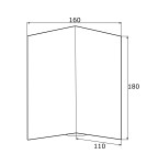 Argon SKIATOS kinkiet 2 pł. 2x5W (max) biały struktura 915