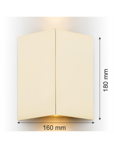 Argon SKIATOS wall lamp 2 pł. 2x5W (max) brass 918 - product 2