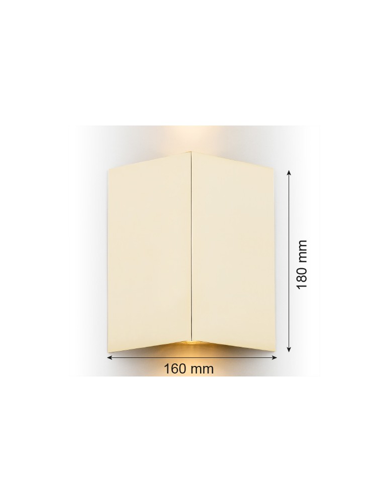 Argon SKIATOS kinkiet 2 pł. 2x5W (max) mosiądz 918
