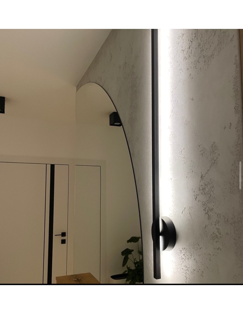 Modern wall lamps - Argon ASSE LED strip longer 1x10W black structure 8051 - product kolory-swiatla.pl 4