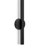 Modern wall lamps - Argon ASSE LED strip shorter 1x6W black structure 8052 - product 3