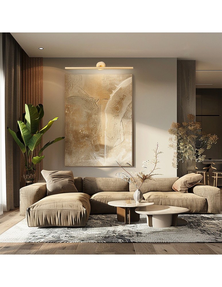 Wall lamps - Argon MIRIAM 8596 wall lamp 1 pł. S, gold LED (integrated) / 792 lm / 3000K lacquered steel - product kolory-swiatla.pl 3