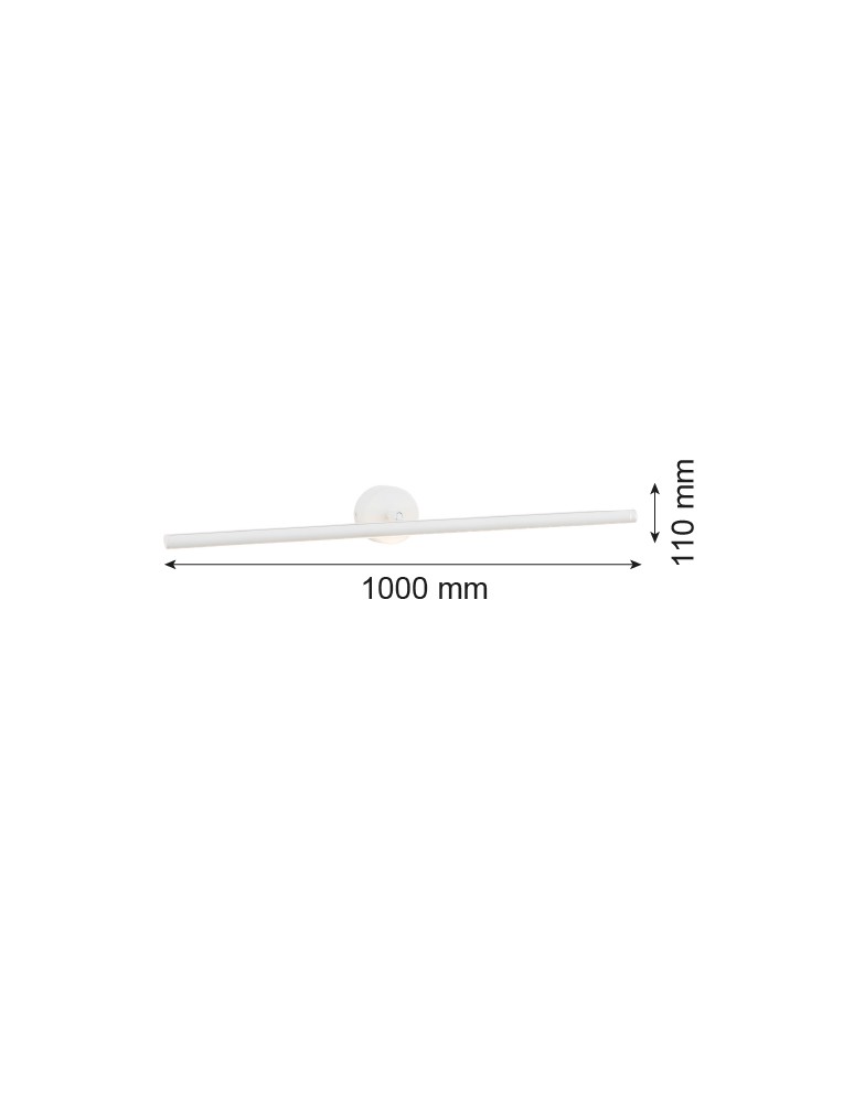 Wall lamps - Argon MIRIAM 8601 wall lamp L white LED wall lamp.  - product kolory-swiatla.pl 5