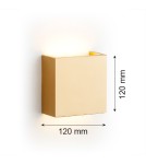 Minimalist wall lamps - Argon GENT LED wall lamp 1x3.6W gold 8360 - product 3