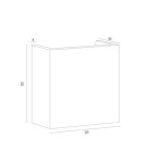 Minimalist wall lamps - Argon GENT LED wall lamp 1x3.6W green 8362 - product 6