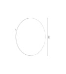 Minimalist wall lamps - Argon OREGON PLUS wall lamp 1 pł. S 1x3W red 8320 - product 6