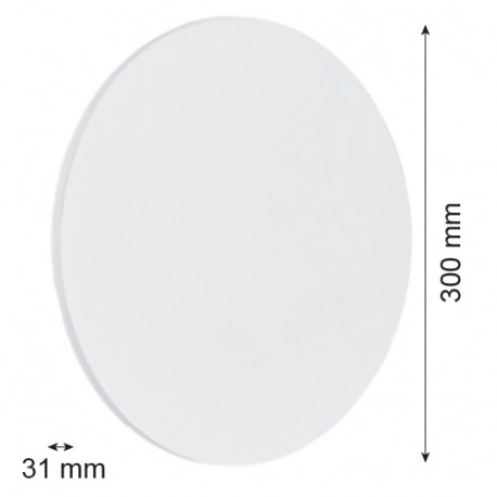 Argon OREGON kinkiet 1 pł. L 1x6W biały struktura 3854