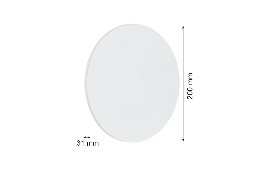 Argon OREGON kinkiet 1 pł. M 1x4.5W biały struktura 3855
