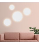 Minimalist wall lamps - Argon OREGON wall lamp 1 pł. S 1x3W white structure 3856 - product 2