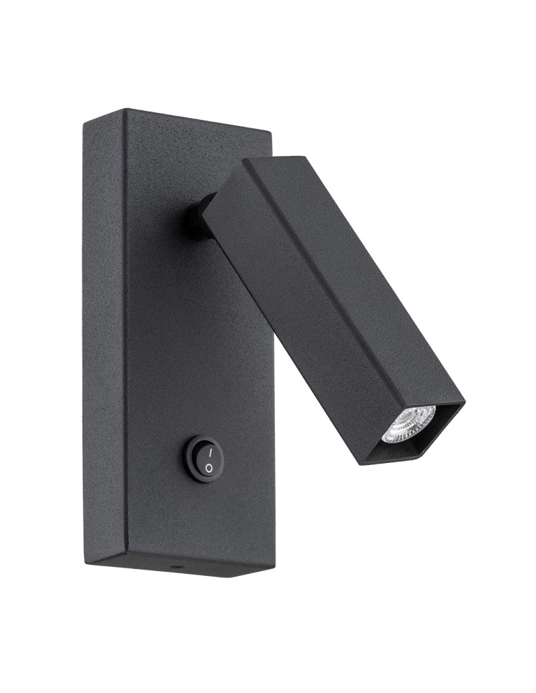 Reading wall lamps - Argon ROCK wall lamp 1 pł. 1x6W LED (max) black structure 4723 - product kolory-swiatla.pl 2