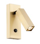 Wall lamps for bedrooms - Argon ROCK wall lamp 1 pł. 1x6W LED (max) brushed brass 4737 - product 1