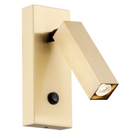 Argon ROCK kinkiet 1 pł. 1x6W LED (max) mosiądz szczotkowany 4737