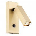 Argon ROCK kinkiet 1 pł. 1x6W LED (max) mosiądz szczotkowany 4737
