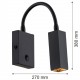 Argon ROCKSTAR kinkiet 1 pł. 1x6W LED (max) czarny struktura 4758