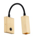 Wall lamps for bedrooms - Argon ROCKSTAR wall lamp 1 pł. 1x6W LED (max) brushed brass 4743 - product 1