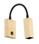 Wall lamps for bedrooms - Argon ROCKSTAR wall lamp 1 pł. 1x6W LED (max) brushed brass 4743 - product 2