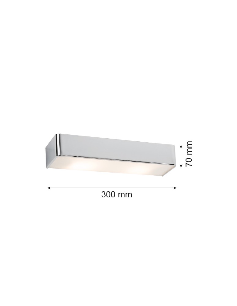 Chrome wall lamps - Argon RODAN wall lamp 1 pł. medium 1x15W (max) chrome 3074 - product kolory-swiatla.pl 3