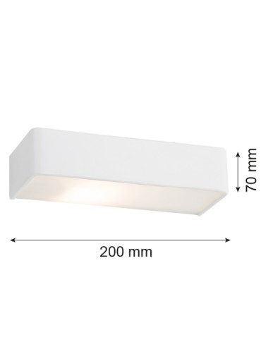 Argon RODAN wall lamp 1 pł. small 1x15W (max) white structure 3077 - product 2