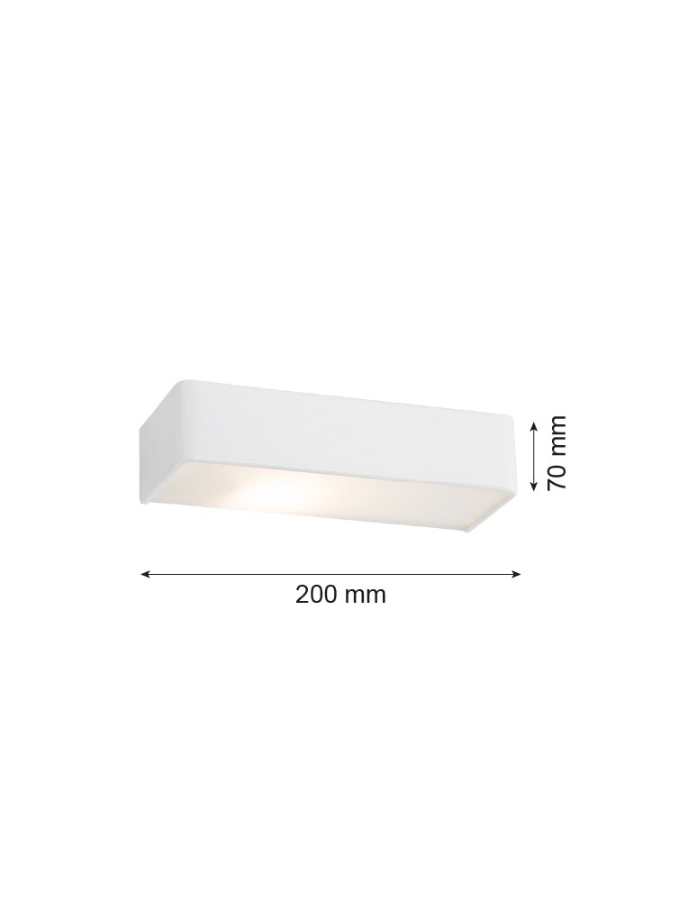 Argon RODAN kinkiet 1 pł. mały 1x15W (max) biały struktura 3077 Argon RODAN kinkiet 1 pł. mały 1x15W (max) biały struktura 3077