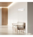 Modern wall lamps - Argon RODAN 2 fl. wall lamp large 2x15W (max) white structure 656 - product 2