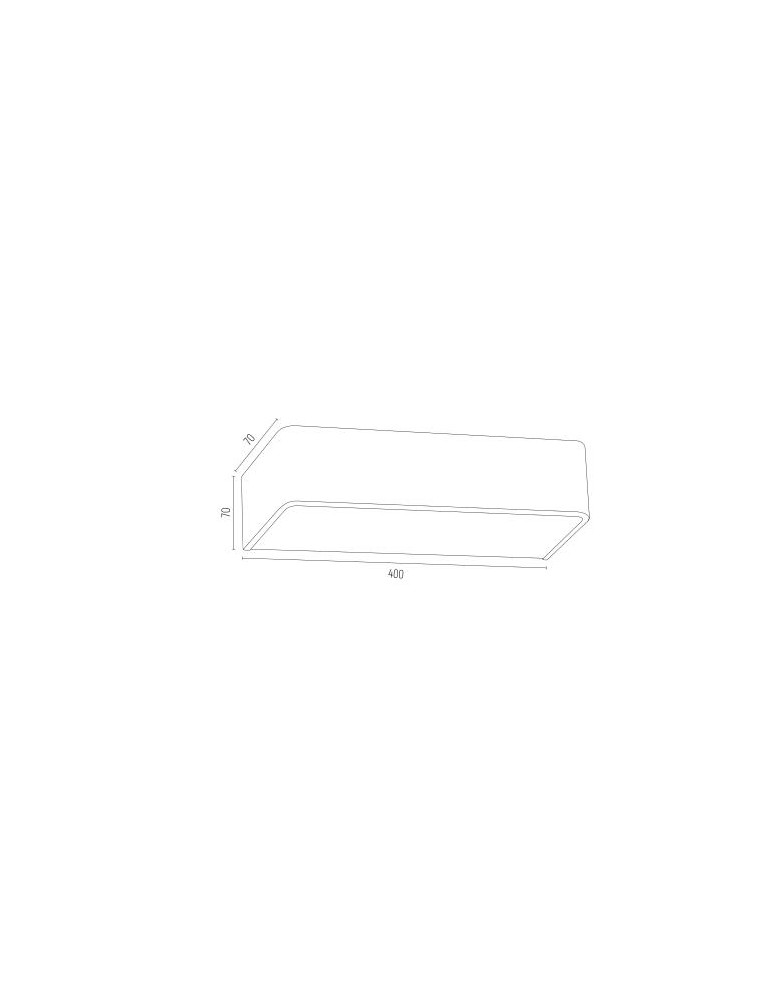 Gold wall lamps - Argon RODAN 2 fl. wall lamp large 2x15W (max) gold gloss white finish 874 - product kolory-swiatla.pl 3