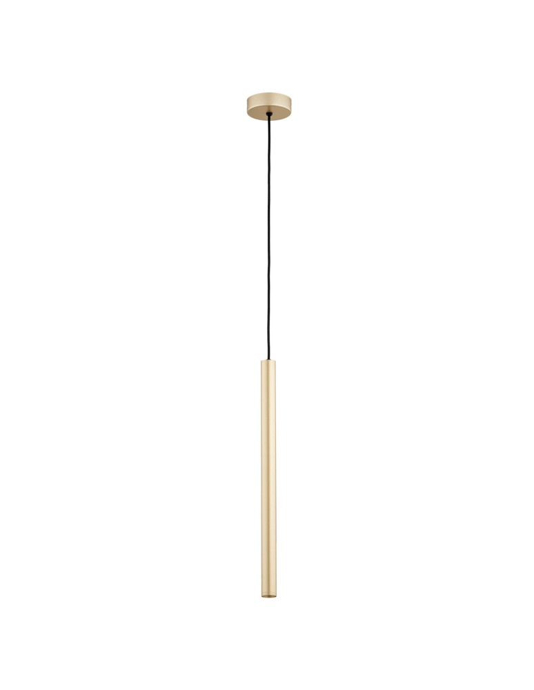 Pendant tube lamps - Argon RIO 1-fl. pendant lamp 1x4.2 W gold 8327 - product kolory-swiatla.pl 2