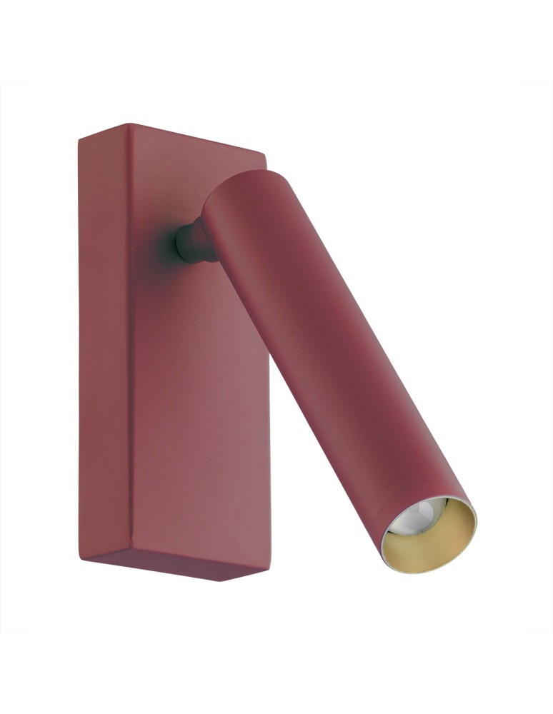 Reading wall lamps - Argon RIO wall lamp 1 pł. 1x4.2 W red 8330 - product kolory-swiatla.pl 2