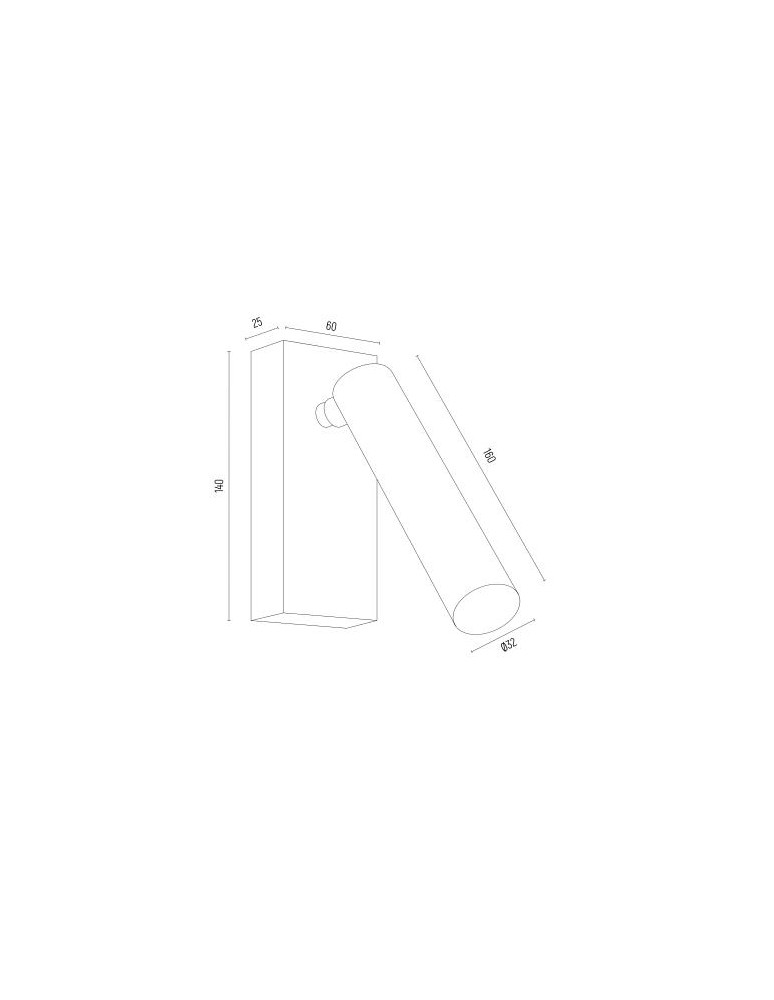 Reading wall lamps - Argon RIO wall lamp 1 pł. 1x4.2 W red 8330 - product kolory-swiatla.pl 15