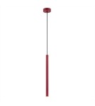 Pendant tube lamps - Argon RIO 1-fl. pendant lamp 1x4.2 W red 8331 - product 1