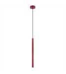 Pendant tube lamps - Argon RIO 1-fl. pendant lamp 1x4.2 W red 8331 - product 3