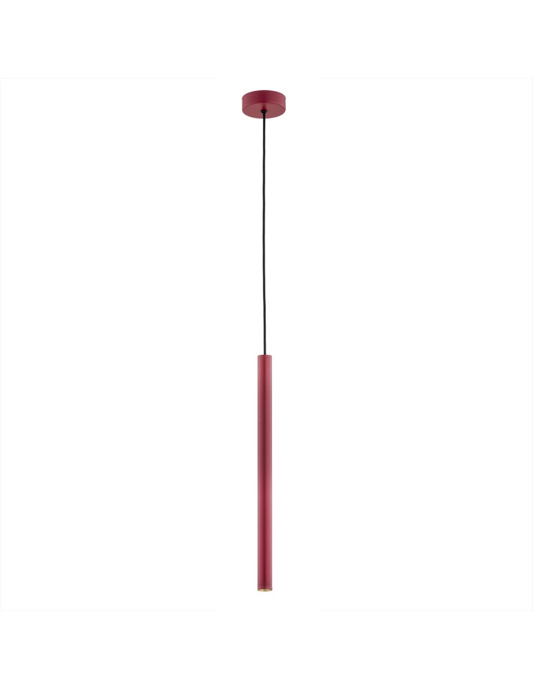 Pendant tube lamps - Argon RIO 1-fl. pendant lamp 1x4.2 W red 8331 - product kolory-swiatla.pl 3