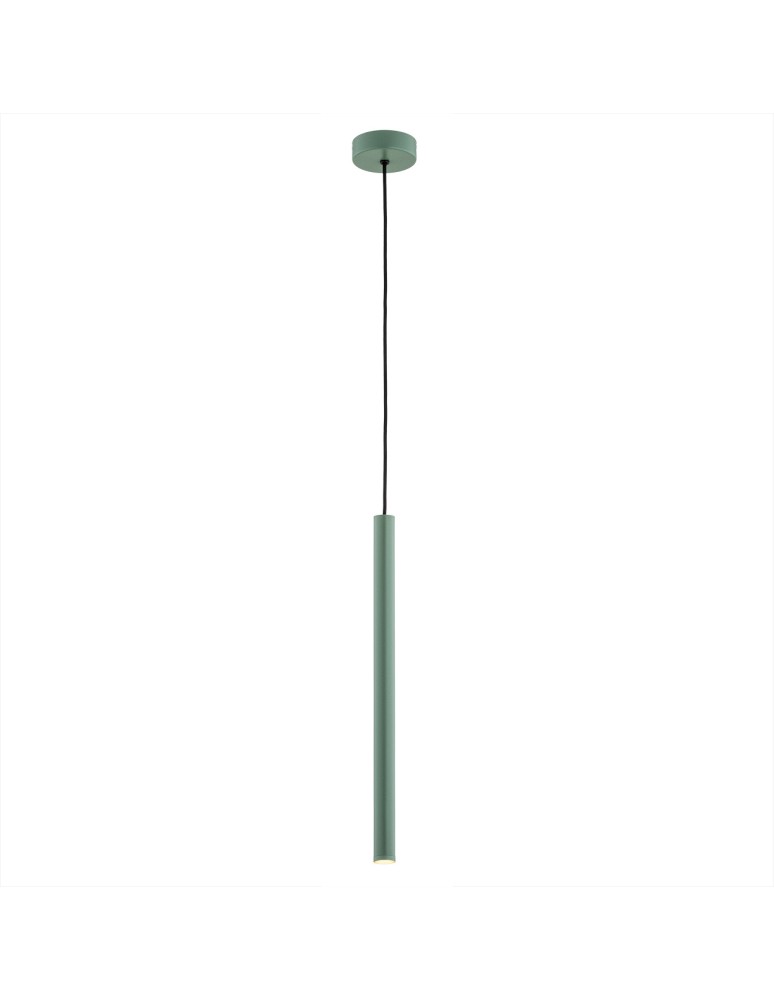 Pendant tube lamps - Argon RIO 1-fl. pendant lamp 1x4.2 W green 8333 - product kolory-swiatla.pl 1