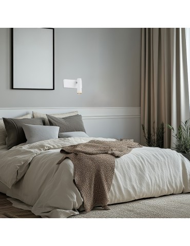 Argon ETNA PLUS kinkiet 1 pł. 1x6W (max) biały struktura 8064 - produkt 2