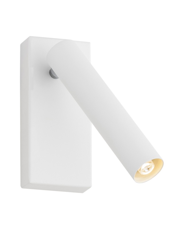 Argon ETNA PLUS kinkiet 1 pł. 1x6W (max) biały struktura 8064