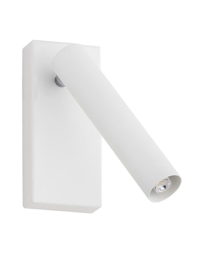 Argon ETNA PLUS kinkiet 1 pł. 1x6W (max) biały struktura 8064