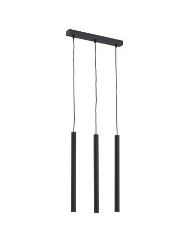 Argon ETNA PLUS lampa wisząca 3 pł. 3x6W (max) czarny struktura 6179